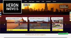 Desktop Screenshot of heronimoveis.com